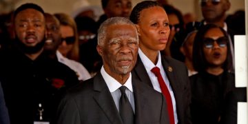 Mbeki Snubbed at Tito Mboweni’s Funeral, Sparking Questions About Political Unity in South Africa