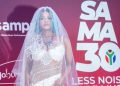 Babes Wodumo Stuns in Wedding Dress at SAMAs, Sparks Social Media Buzz