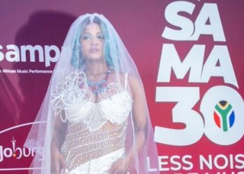 Babes Wodumo Stuns in Wedding Dress at SAMAs, Sparks Social Media Buzz