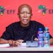 Malema Praises EFF’s Resilience and Unity Amid Challenges at Recent Rally