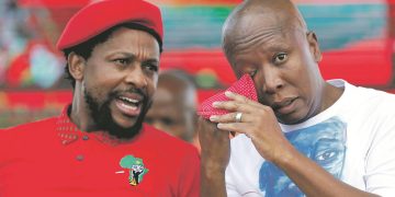 Emotional Moment Between Julius Malema and Mbuyiseni Ndlozi Highlights Enduring Friendship Amid Political Shifts