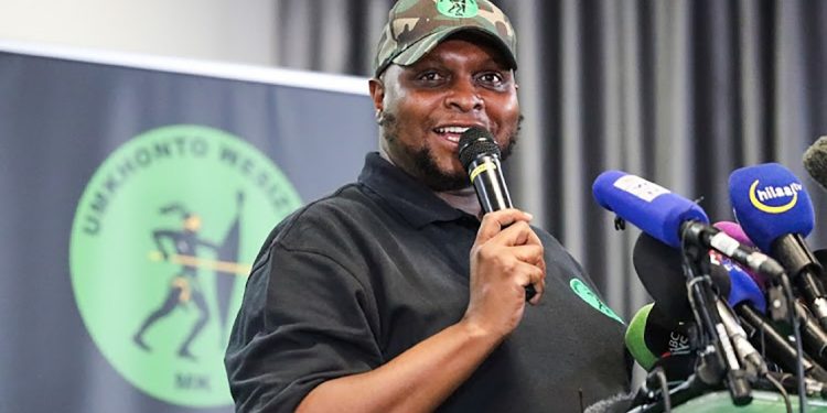 MK Party Secretary General Floyd Shivambu Seen Armed Amid Rising Security Concerns for Political Leaders