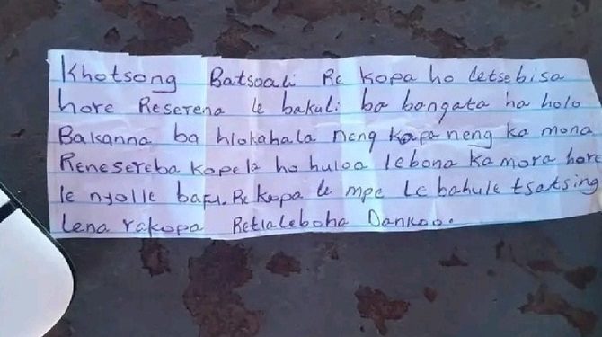 New Letter Highlights Urgent Health and Safety Concerns at Stilfontein Mine