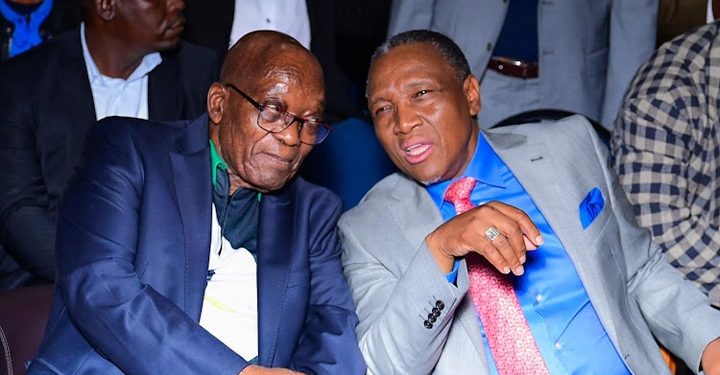 Bishop Zondo Prays for Jacob Zuma at MKP’s First Anniversary Celebration