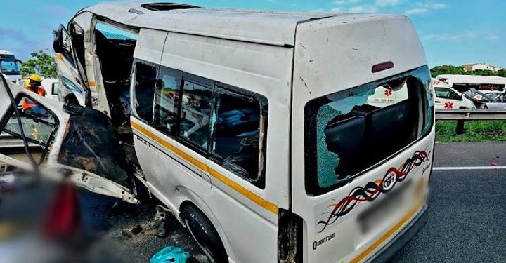 Two Dead, Multiple Injured in N2 Taxi Crash