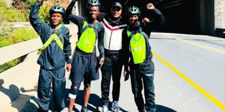 President Cyril Ramaphosa Congratulates Limpopo BMX Team for Historic 1,741km Ride to Cape Town