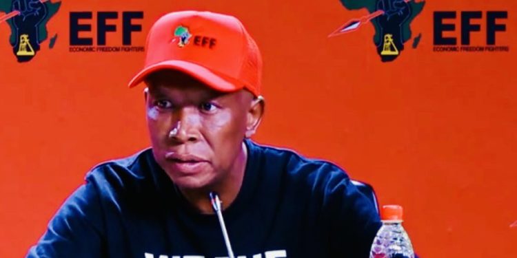 EFF Rejects MK Party’s No-Confidence Motion Against Finance Minister