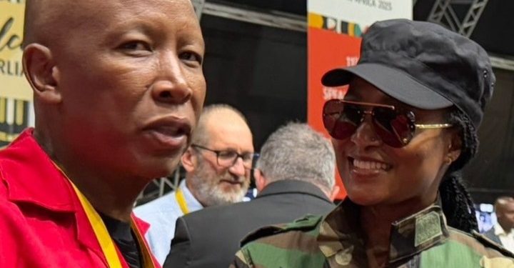 “Malema and Duduzile Zuma’s Intense Exchange Steals Spotlight During Budget Debate”