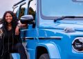Mpho Maboi Turns Heads with Luxury Mercedes-Benz G-Class Electric SUV