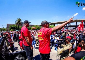 EFF Rally in Glen Hazel Showcases Cross-Racial Solidarity Amid Push for Economic Justice