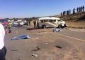 Three Dead, Nine Injured in Fatal Taxi Crash on N17 Near Germiston