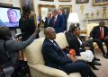 Oval Office Gesture Sparks Debate in South Africa