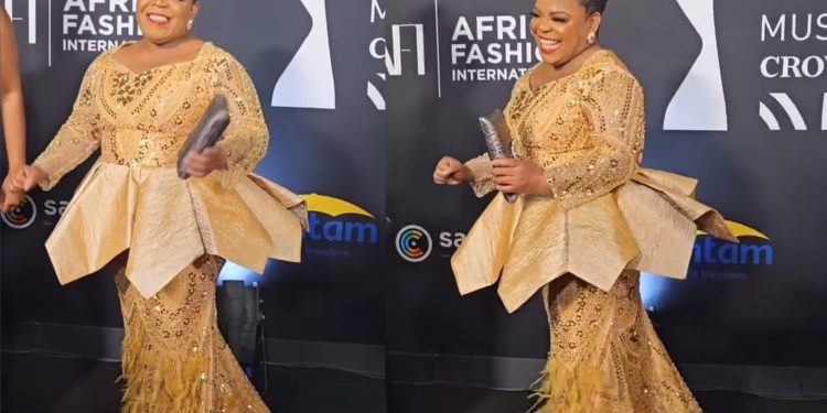Gospel Icon Dr Rebecca Malope Stuns in Gold at 2025 Metro FM Awards
