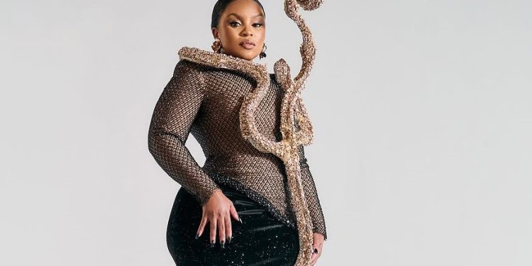 Zola Mhlongo Turns Heads in Bespoke AFI Atelier Gown at Metro FM Music Awards