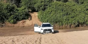 Stolen Toyota Corolla Cross Intercepted Near Limpopo River in Anti-Smuggling Operation