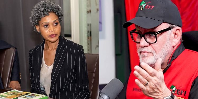 EFF’s Niehaus Lashes Out at MK Party’s Makhube Over Israel Stance