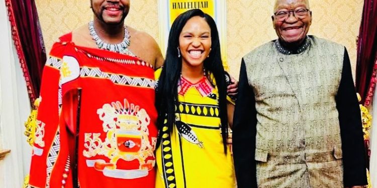 King Mswati’s wife Jacob Zuma’s daughter Nomcebo(22) leaves polygamous marriage