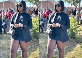 Woman Criticized for Wearing Short Dress to Funeral