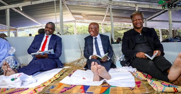 EFF Leaders Attend Shembe Church Service in Nongoma in Cultural Outreach