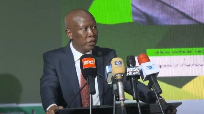 EFF Leader Julius Malema Calls for a Unified Africa at Nigerian Conference