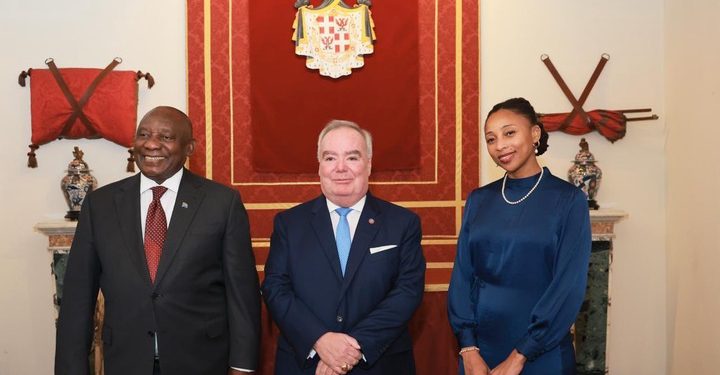 Mzansi reacts as Ramaphosa appears in Rome with his beautiful daughter Keneilwe