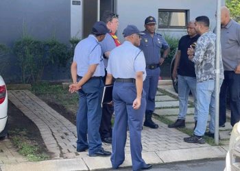 Mkhwanazi Spotted At A Crime Scene Where Two Criminals Were Killed This Morning