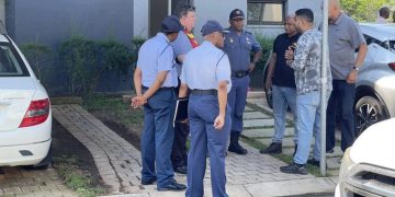 Mkhwanazi Spotted At A Crime Scene Where Two Criminals Were Killed This Morning