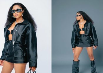 DJ Zinhle Serves Fierce All-Black Glam as She Drops a Message of Discipline and Focus