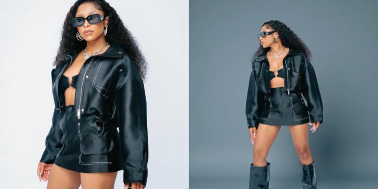 DJ Zinhle Serves Fierce All-Black Glam as She Drops a Message of Discipline and Focus