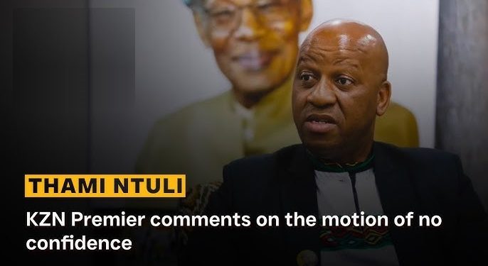 Watch Live | KwaZulu-Natal Premier Faces No-Confidence Vote in Tense Legislature Showdown