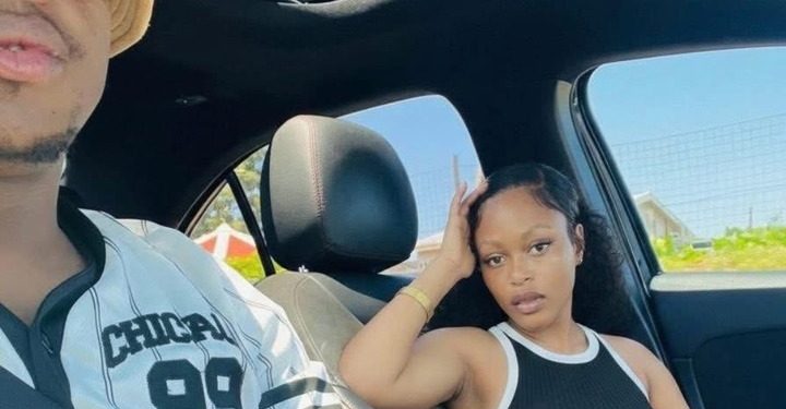 Ntandokazi is seen with another man in a car following her reported breakup with TikToker Bash