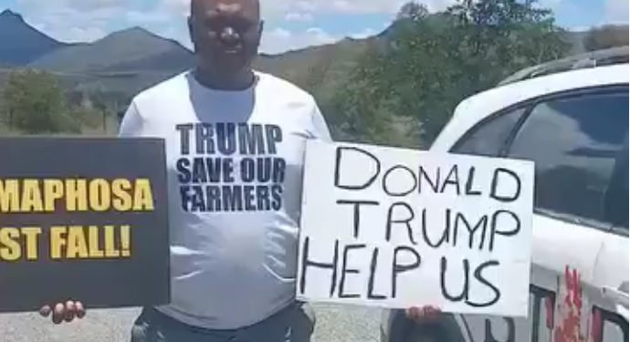 Plea to Trump: Unidentified South African Asks U.S. President to ‘Save’ the Country