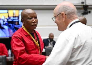 Paul O’Sullivan tells Julius Malema to stop singing a political chant during a committee hearing