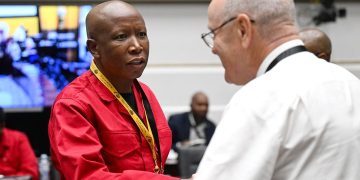 Paul O’Sullivan tells Julius Malema to stop singing a political chant during a committee hearing