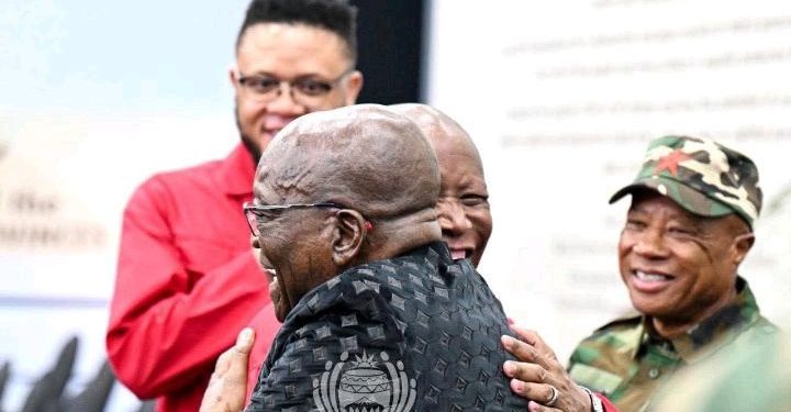 Zuma And Malema Has Surprised Their Enemies, Look At How And Where They Was Spotted Together