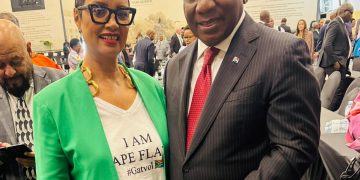 Dereleen James Responds to Criticism After Photo With Ramaphosa Circulates