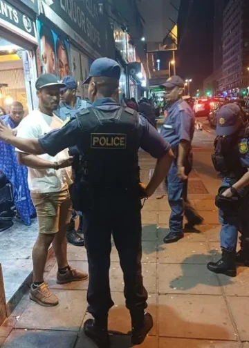 General Mkhwanazi Leads Major Durban CBD Crackdown on Illegal Guns, Drugs, and Undocumented Foreign Nationals