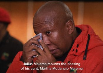 Julius Malema Mourns As EFF Leaders Rush To Comfort Him Following Family Tragedy