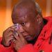 Julius Malema Mourns as EFF Leaders Rush to Comfort Him Following Family Tragedy