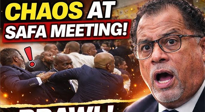 Fistfight Erupts at SAFA Executive Meeting Over Jordaan’s Leadership Bid