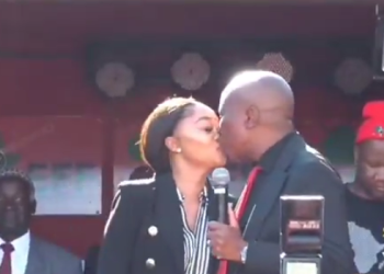 “This Is My Wife – Must I Kiss Her?”: Julius Malema’s Lighthearted Stage Moment Charms Supporters