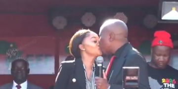 “This Is My Wife – Must I Kiss Her?”: Julius Malema’s Lighthearted Stage Moment Charms Supporters
