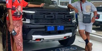 Maskandi artist Mthandeni SK showcase his livestock after buying a R1,3 million Ford Raptor