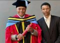 Rare photo of Doctor Khumalo with his son Diego surfaces online