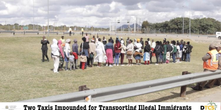 Traffic Officers Stop Two Minibuses with 48 Undocumented Zimbabweans