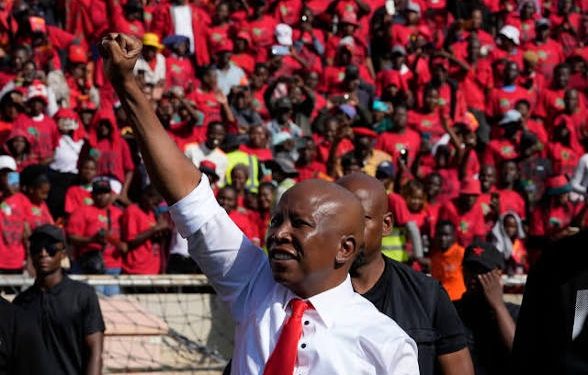 Malema Leads EFF Supporters in “Kill the Boer” Chant at Youth Day Rally