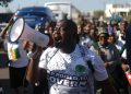 MK Party supporters gather in Durban for protest against corruption and foreigners