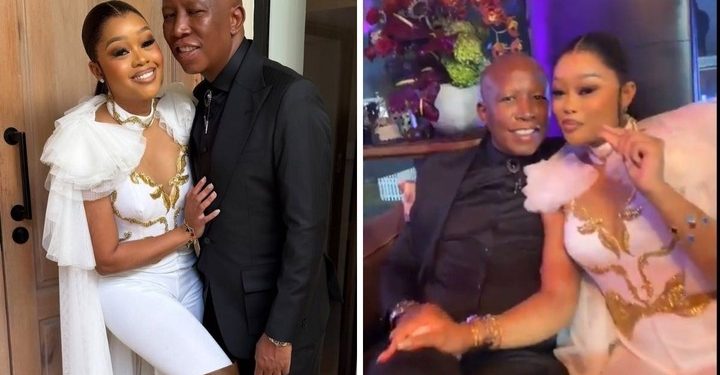 Julius Malema and wife party up a storm at Durban July