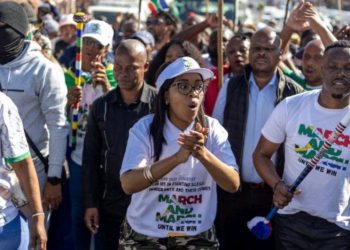 March and March Members Chase MK Party Supporters Away During Durban Protest