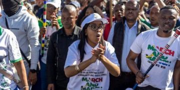 March and March Members Chase MK Party Supporters Away During Durban Protest